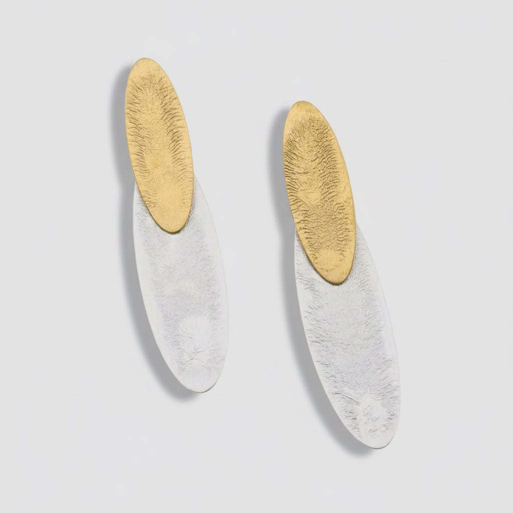 Long Baguette Drop Earrings