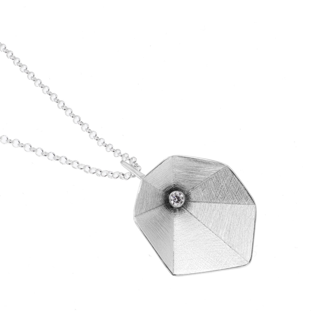 Silver Fold Pendant