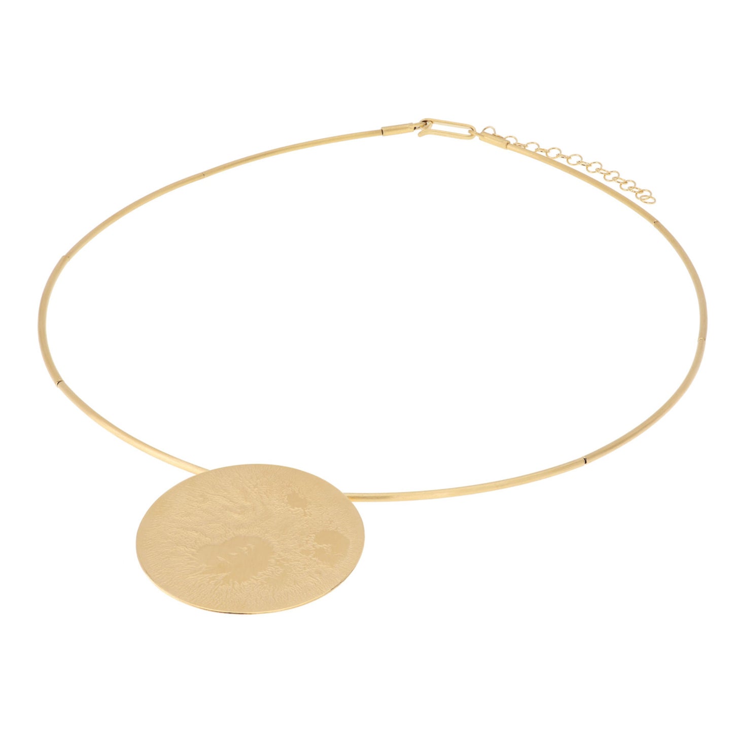 Gold Vermeil Moon Necklace