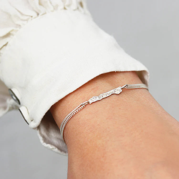 Silver 'eternity' Bracelet