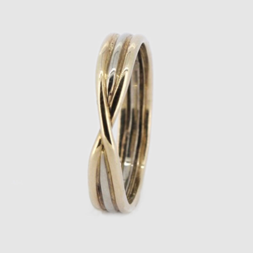 9ct Gold Tripple Band