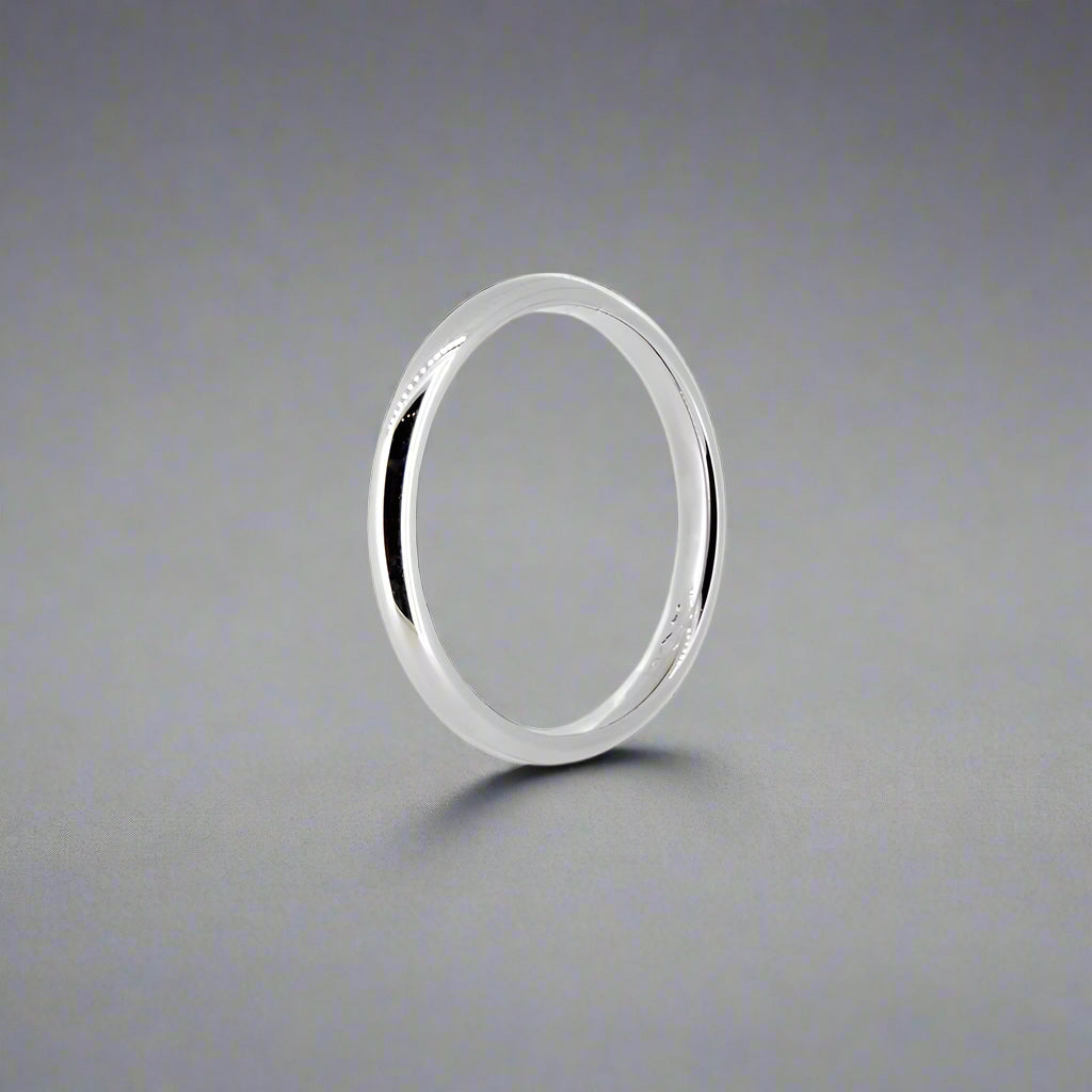 2.0mm Platinum Court Wedding Ring