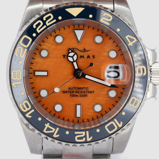 Thomas Diver 40mm Automatic Watch Orange