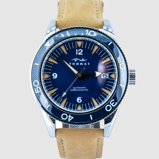 Thomas Diver 40mm Automatic Watch with Date
