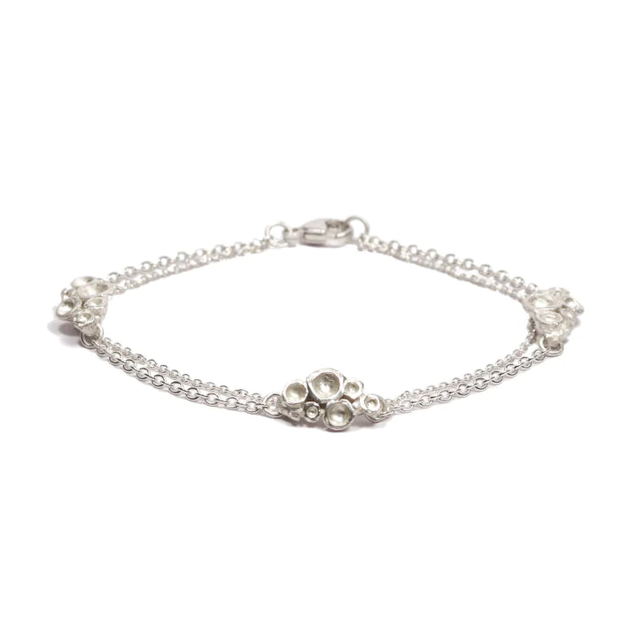 Silver 'Emerge' Bracelet