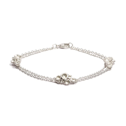 Silver 'Emerge' Bracelet