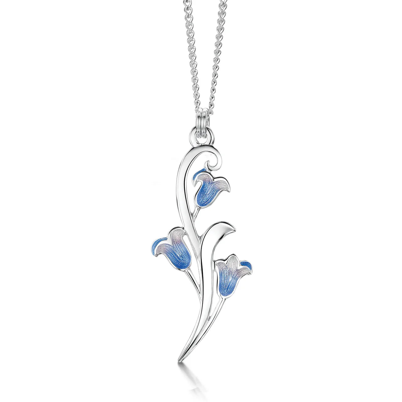 Bluebell 3-flower Small Pendant Necklace