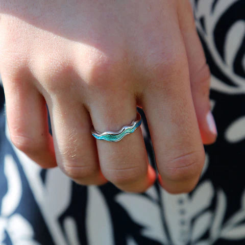 River Ripples ‘Shallows’ Enamel Ring