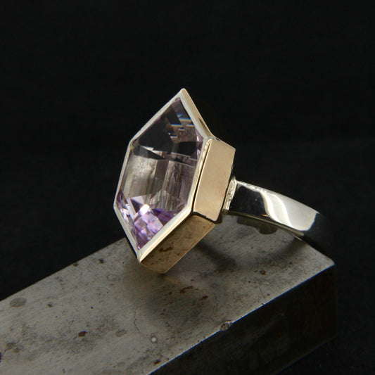 Silver Amethyst Ring