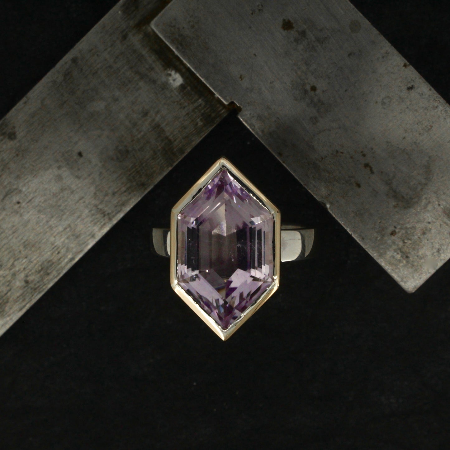 Silver Amethyst Ring