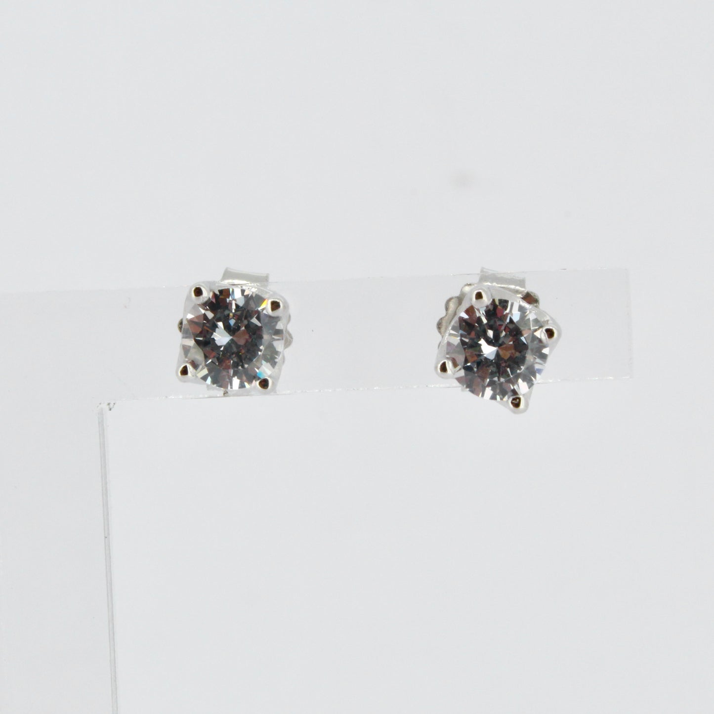 Silver CZ Studs