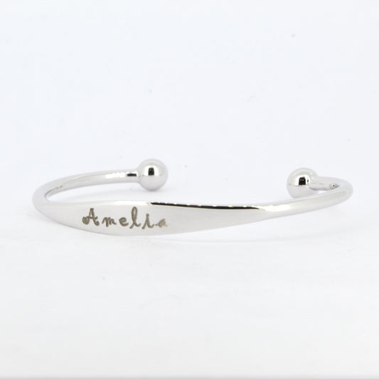 Silver Baby Bangle