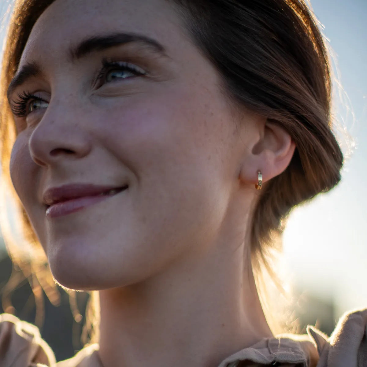 Croí Álainn Silver Hoops