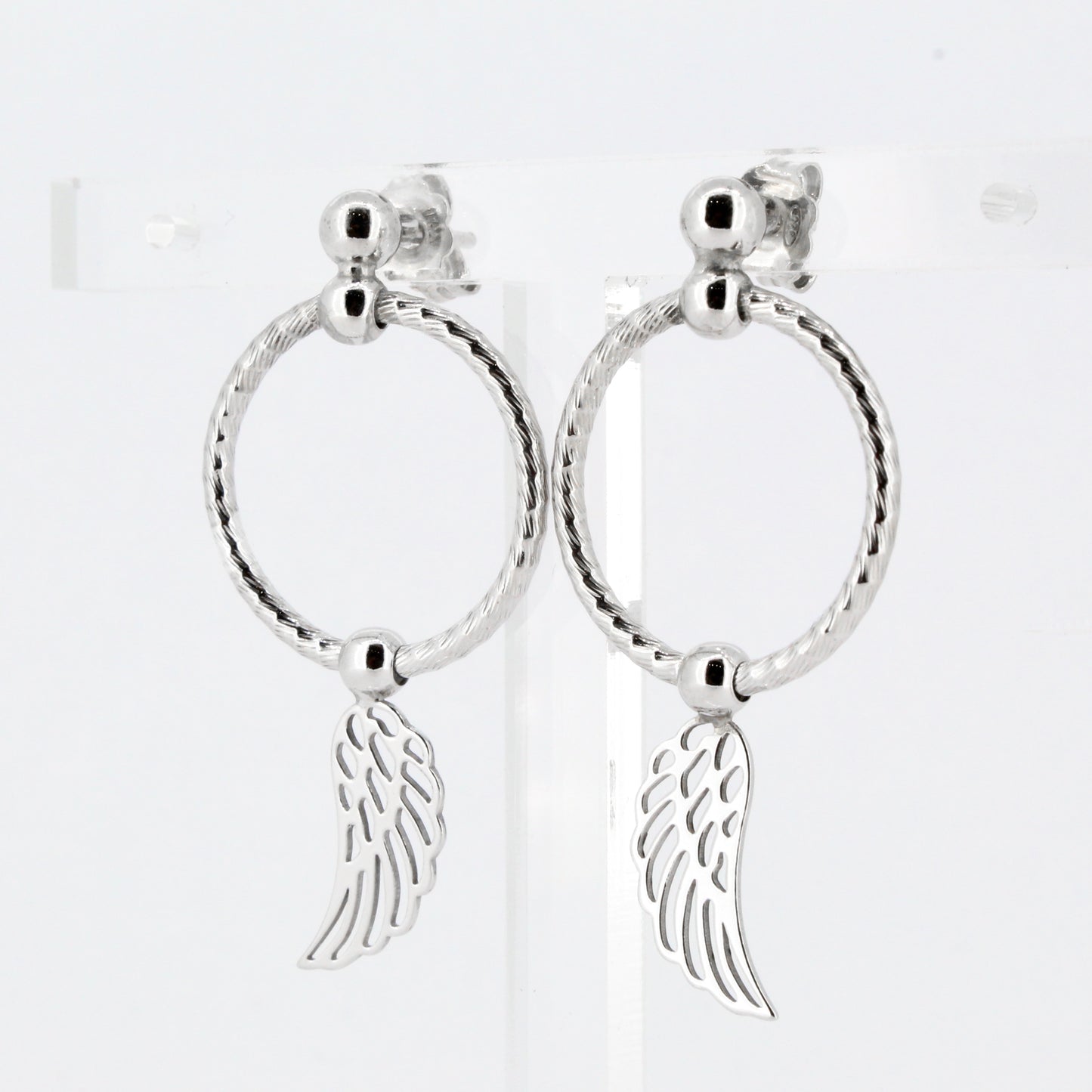 Silver Angel Wing Drops