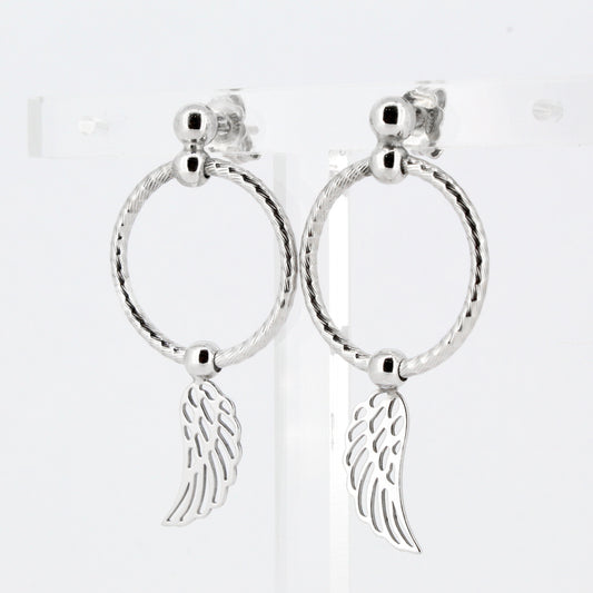 Silver Angel Wing Drops