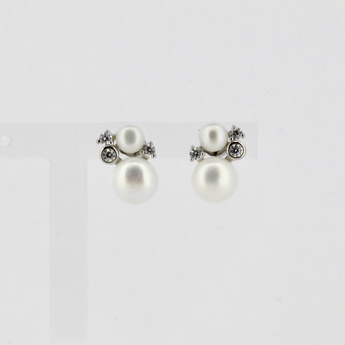 Pearl and CZ Studs