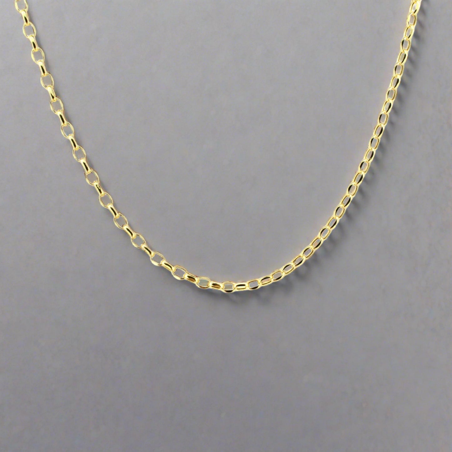 9ct Gold Diamond Cut Belcher