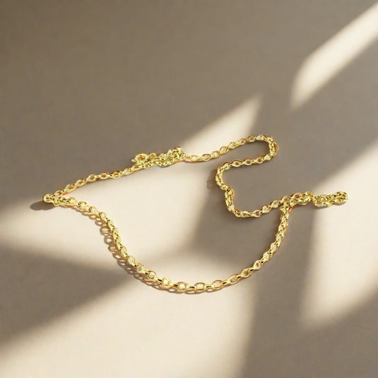 9ct Gold Diamond Cut Belcher