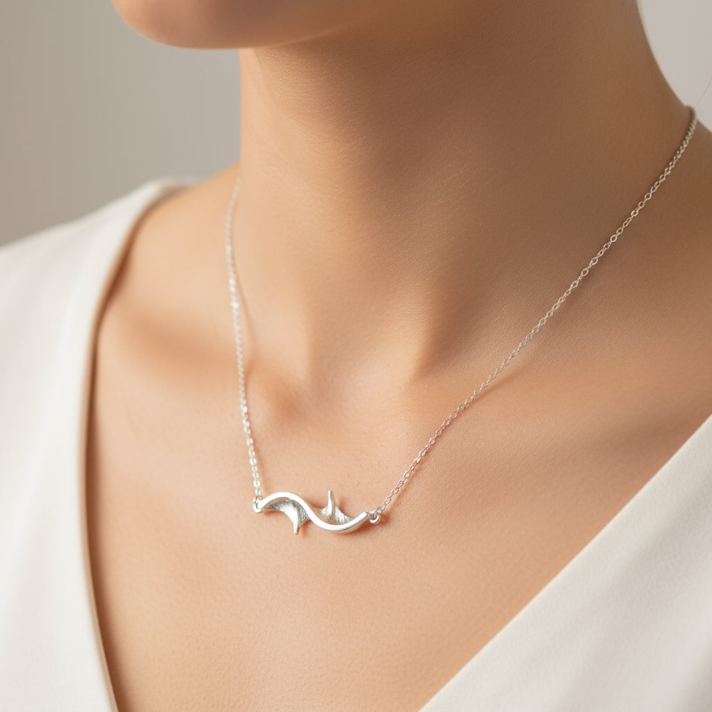 Peace Bridge Inline Necklace