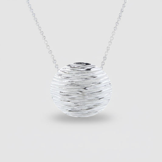 Wavy Textured Pendant