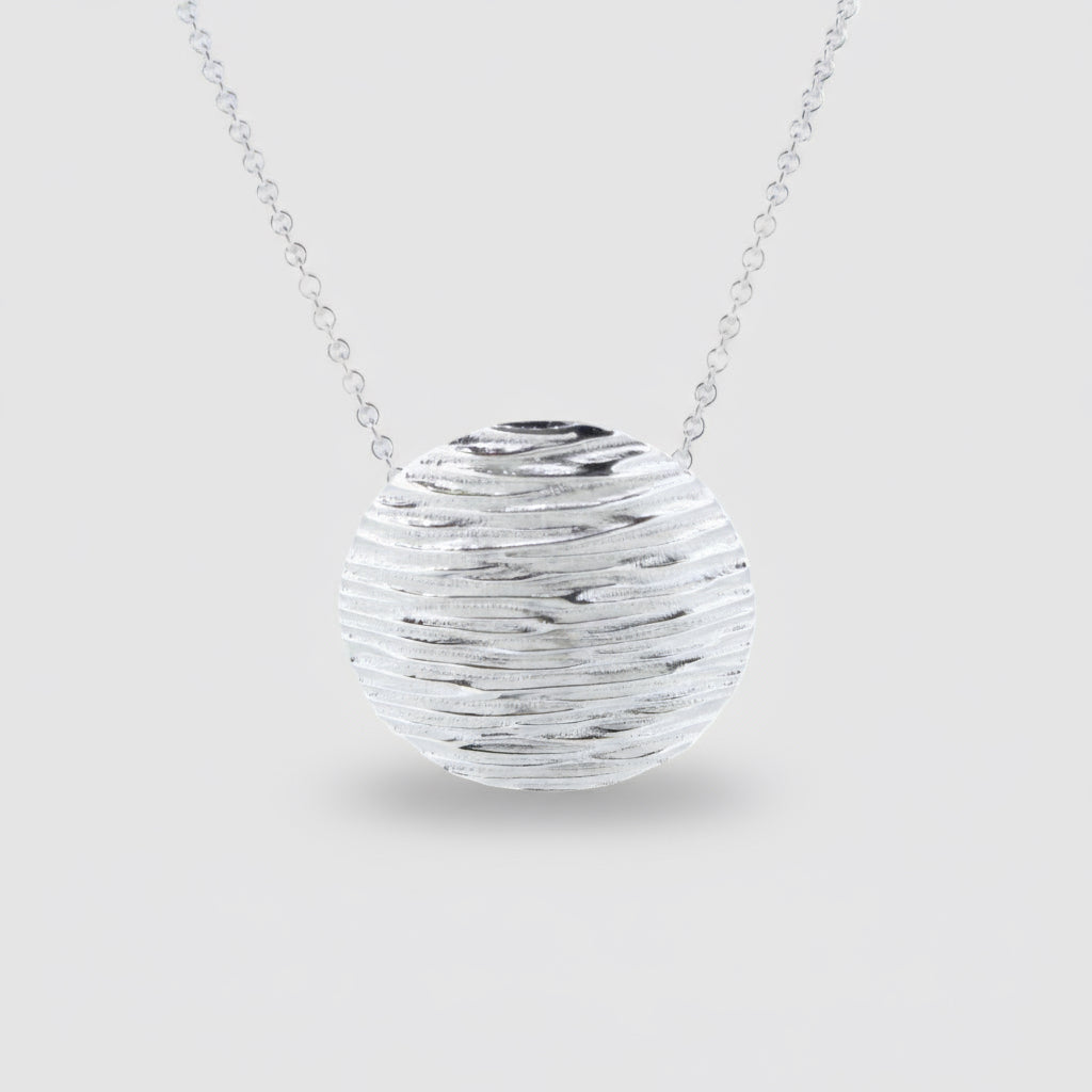 Wavy Textured Pendant