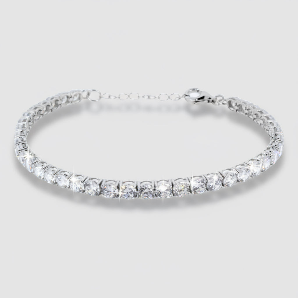 Silver CZ Tennis Bracelet