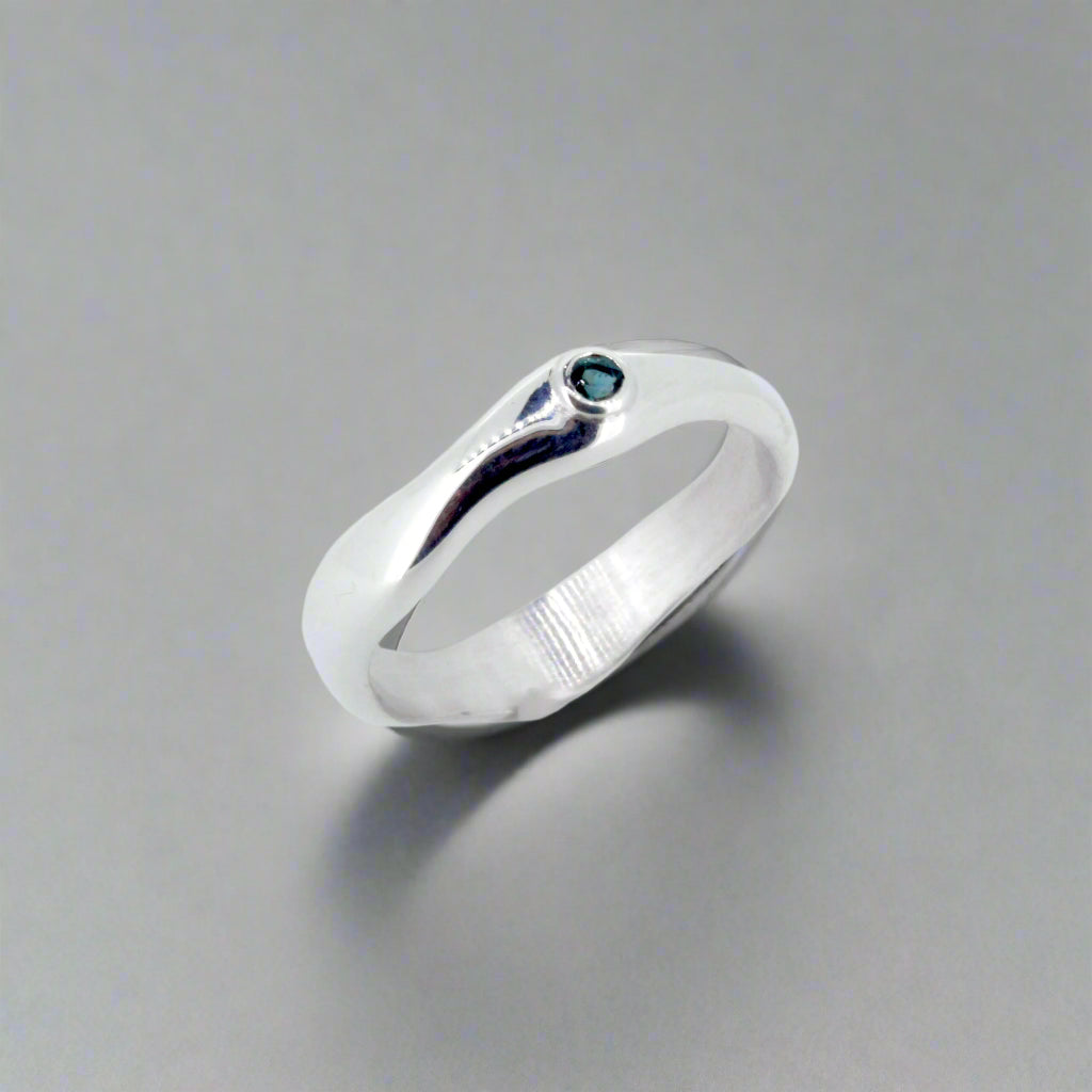 Silver Ebb and Flow Ring