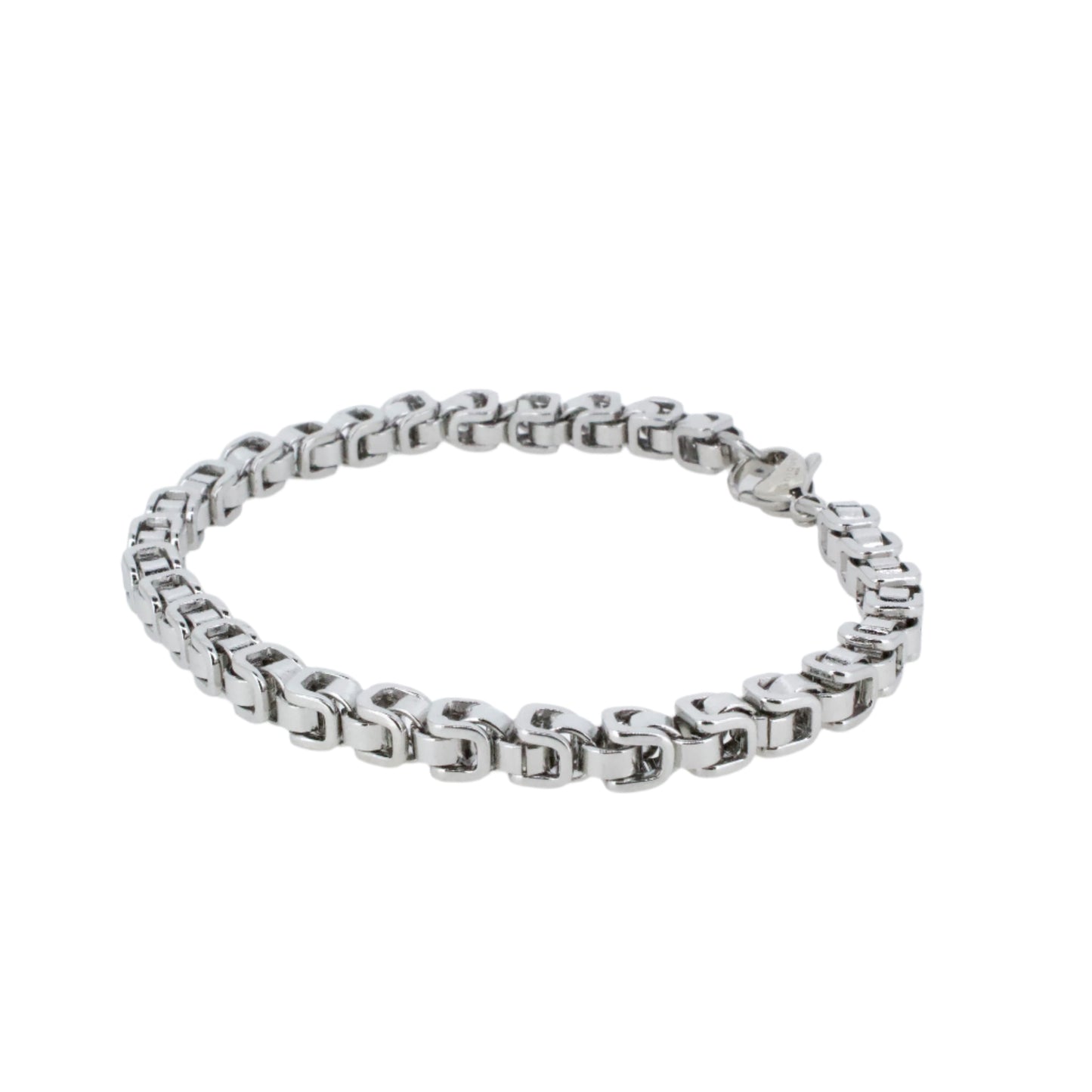 Steel Byzantine Chain Bracelet