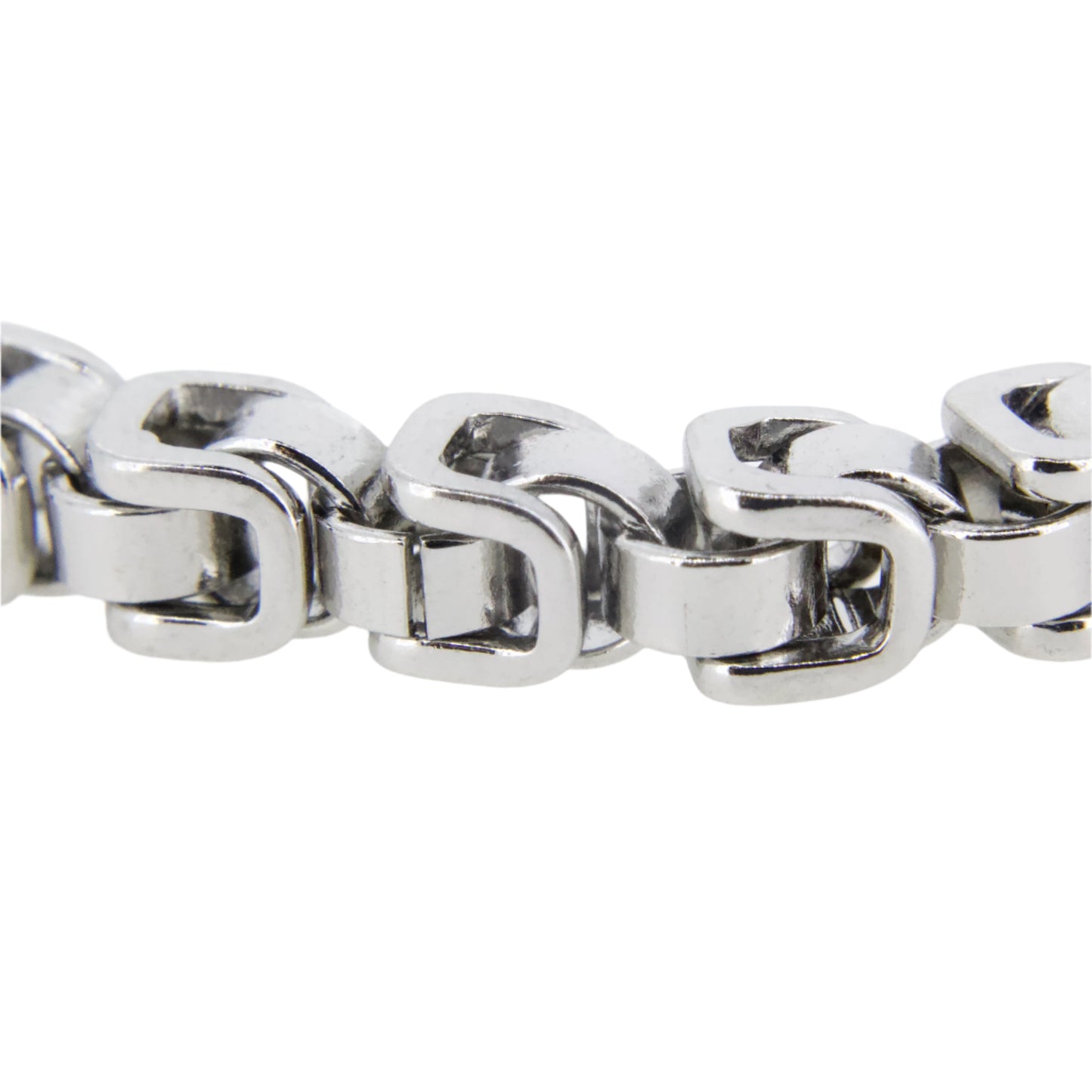 Steel Byzantine Chain Bracelet