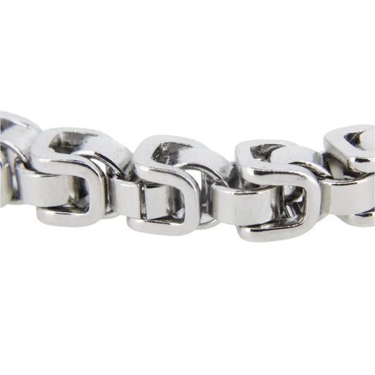 Steel Byzantine Chain Bracelet