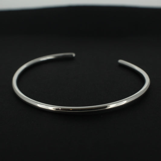 Silver Torque Bangle