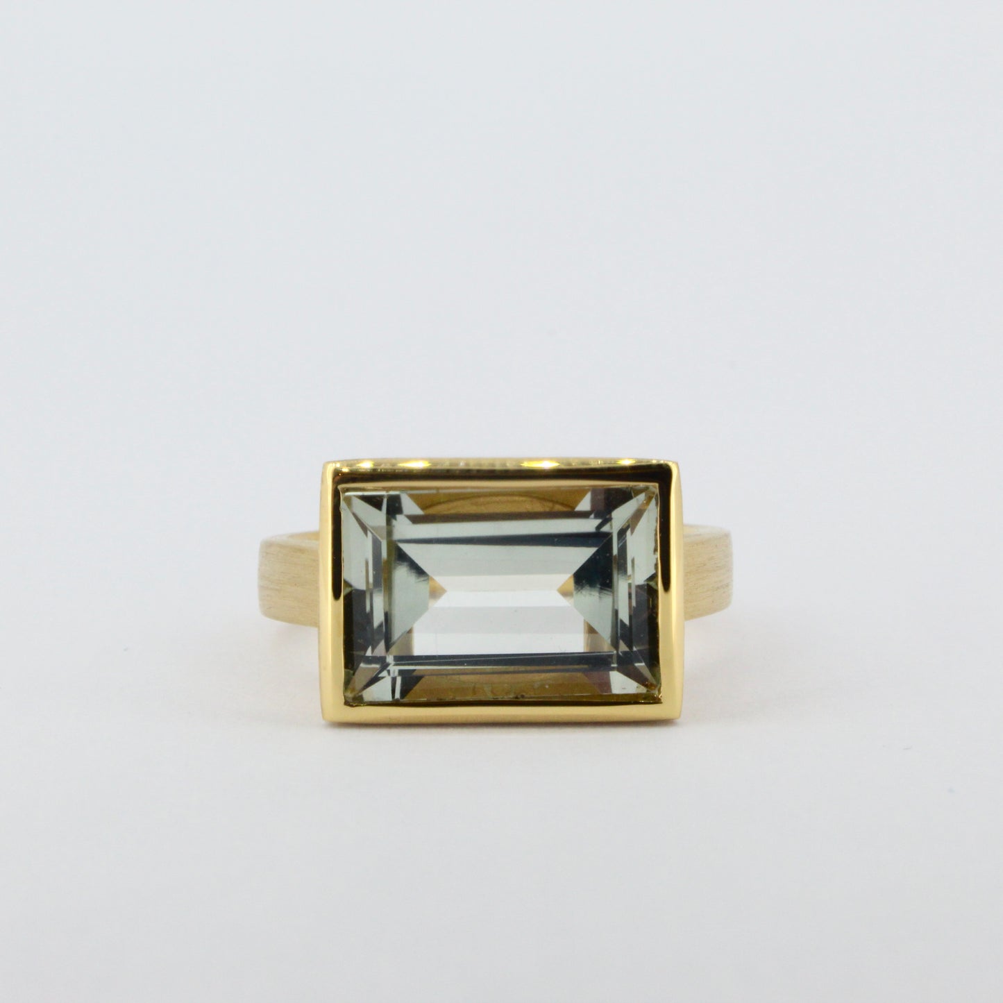 Green Amethyst Ring