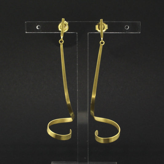 14ct Gold Twist Drops