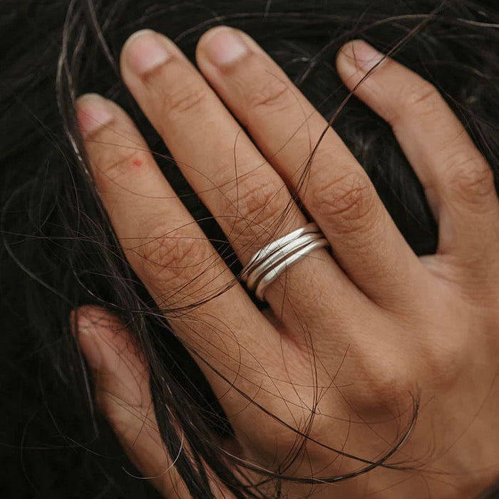 Orla - Silver Multiband Ring