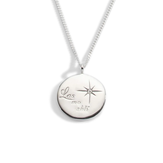 Las Mo Shlí Diamond Pendant - Silver