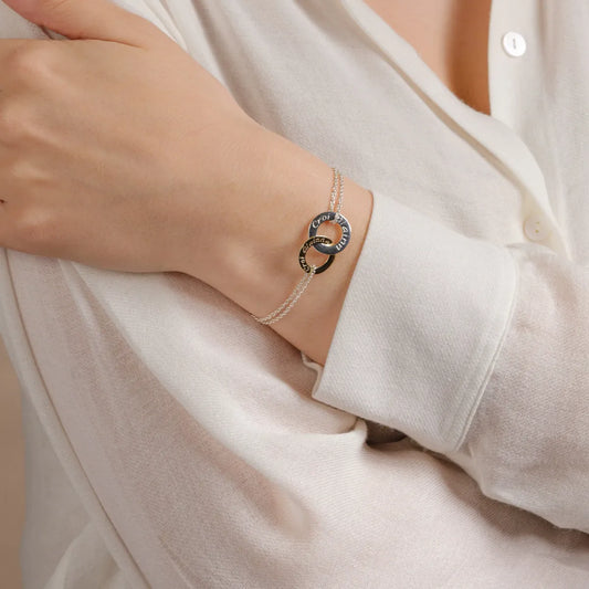 Croí Álainn Double Bracelet - Gold/Silver