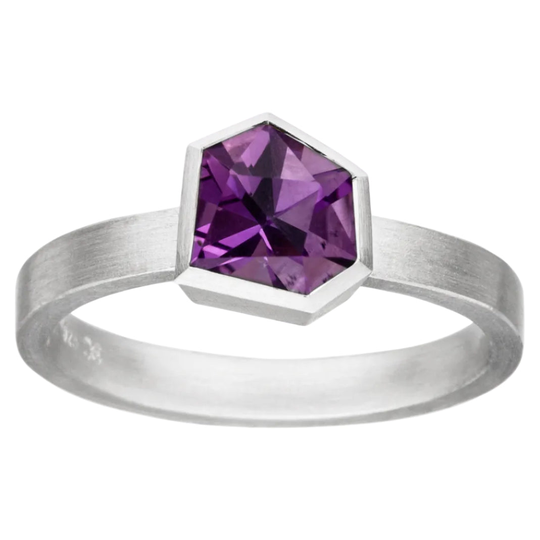 R1310 - Silver and Amethyst Ring