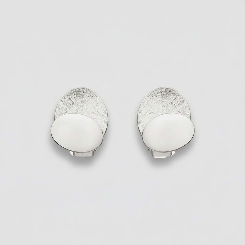 Oval Clip-On Earrings