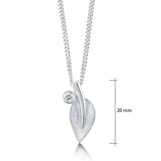 Rowan Single Leaf Pendant Necklace