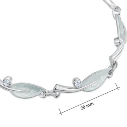 Rowan Bracelet in Frost Enamel