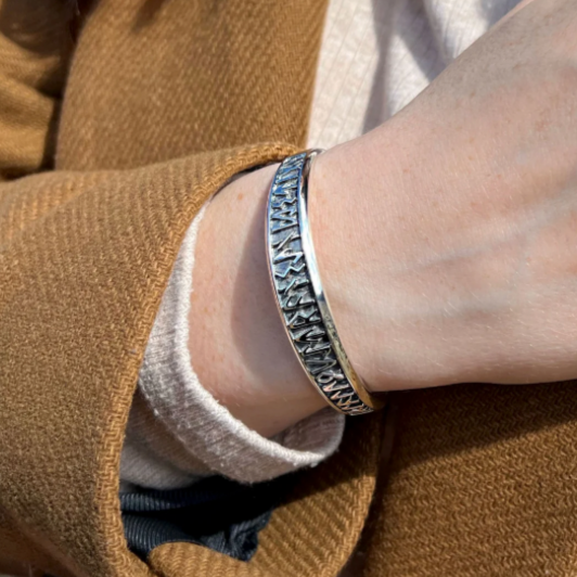 Runic Torque Bangle