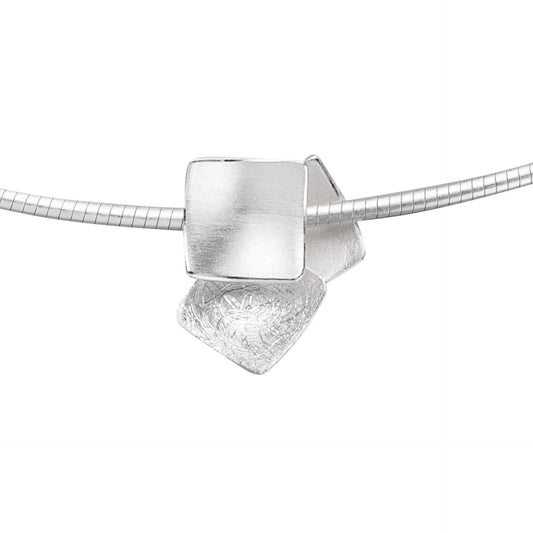 Silver Squares Pendant