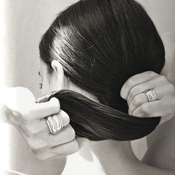 Ecos - Silver Double Ring