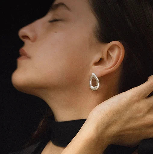 Ecos - Small Silver Earrings