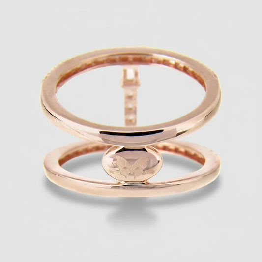 CZ Cuff Ring