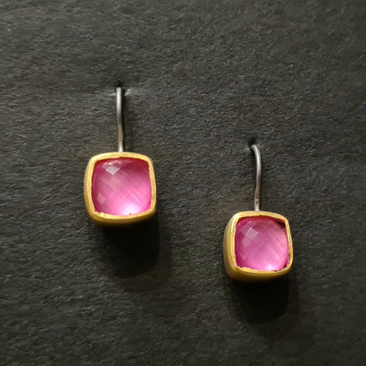 Corundum Drop Earrings