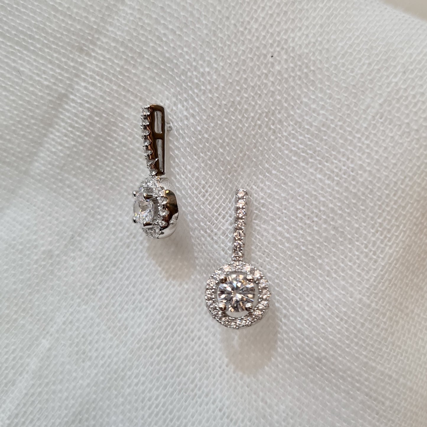 Drop Circle Earrings