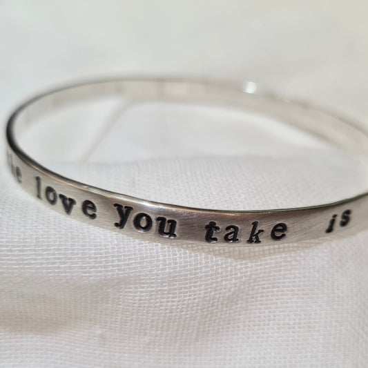 Quote Bangle