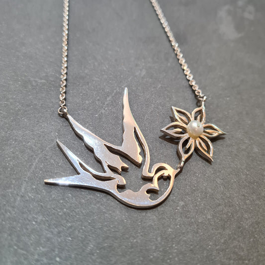 Swooping Swallow Necklace