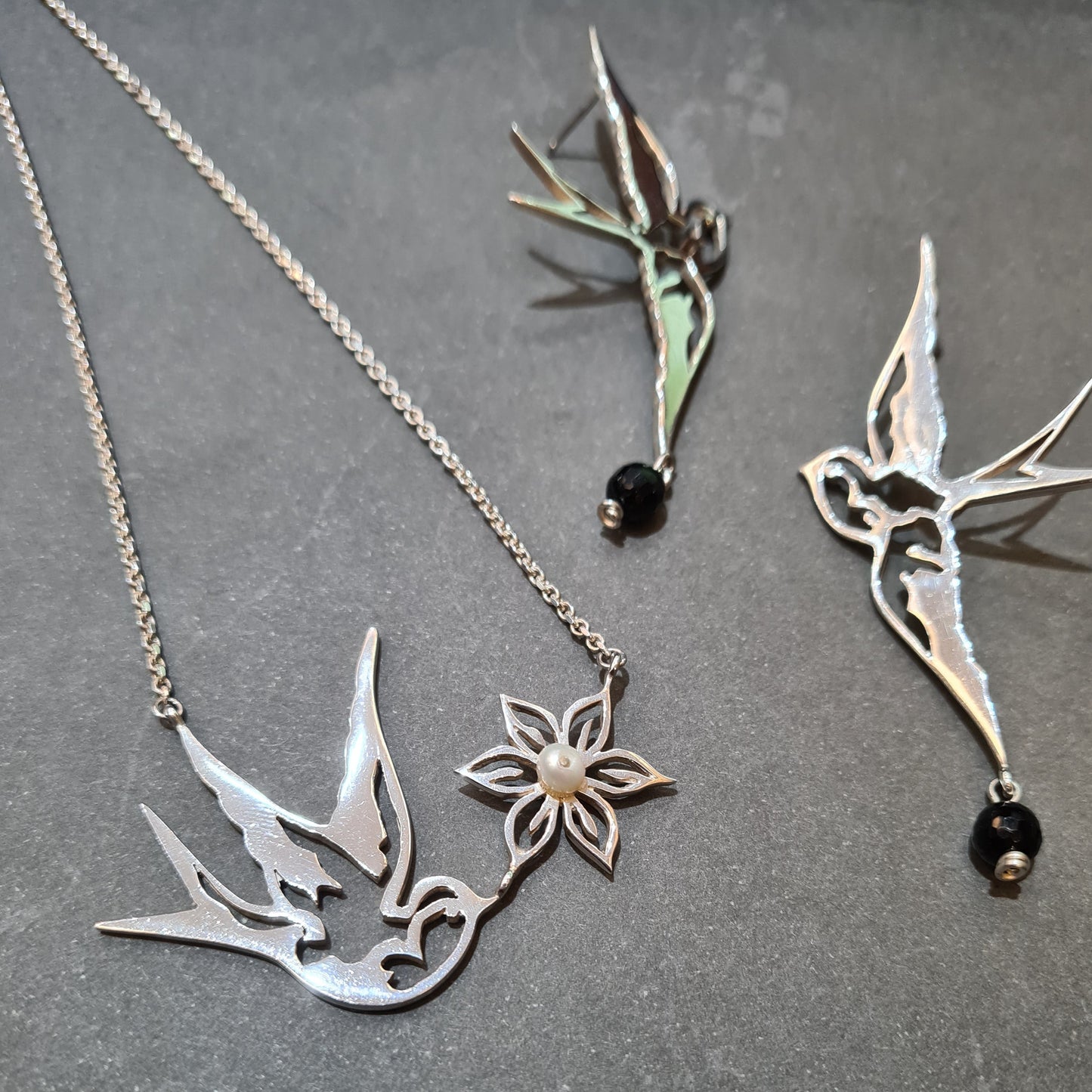 Swooping Swallow Earrings